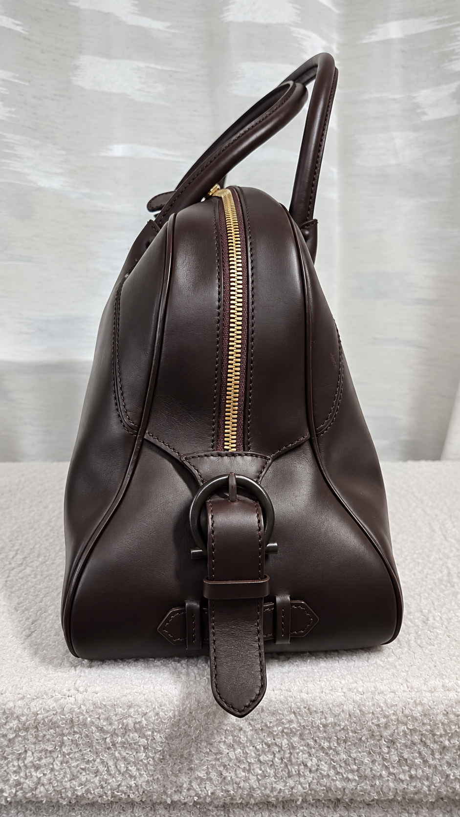 SALVATORE FERRAGAMO VINTAGE LEATHER HANDBAG