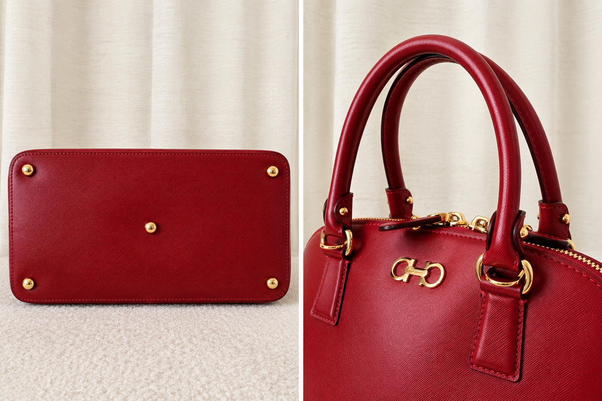 SALVATORE FERRAGAMO DARINA TOP HANDLE BAG