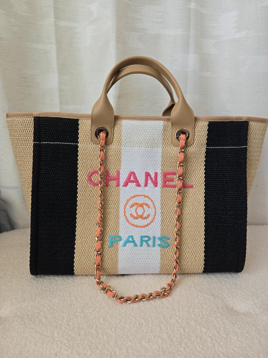 RARE CHANEL DAUVILLE LARGE TOTE BAG CRUISE 2020 LIMITED EDITION